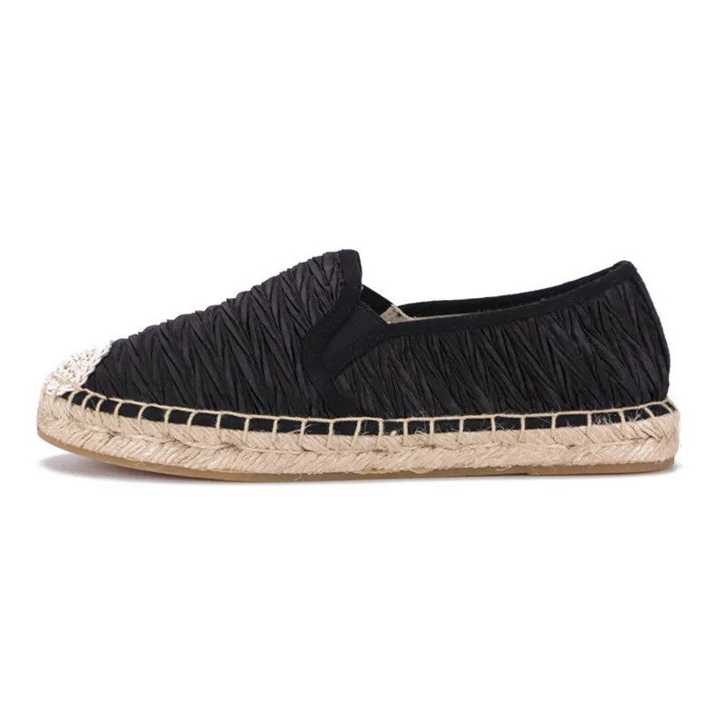 2020 New Spring Summer Women Flats Espadrilles Shoes Swing Slip On Straw Fisherman Shoes Round Toe Rope Lady Flats Loafers Shoes (1)