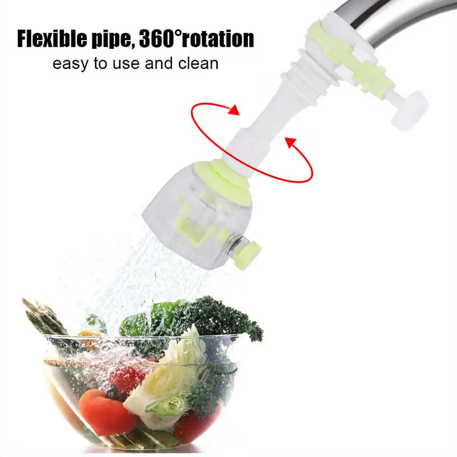 Water Saving Kitchen Faucet Extender 360 Degree Adjustable -proof Water Tap Extension Filter Accessories Kitchen Gadgets 3