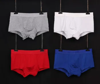 

PS Brand Men Boxers Shorts Digital print Men Sexy Cueca Boxer Cotton fashion U convex pouch male gay underpants PS03