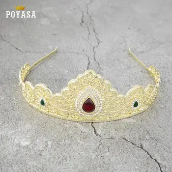

Crystal Flower Bridal Crown Hair Ornaments For Women 2019 New Tiaras Big Wedding Hair Jewelry Crowns
