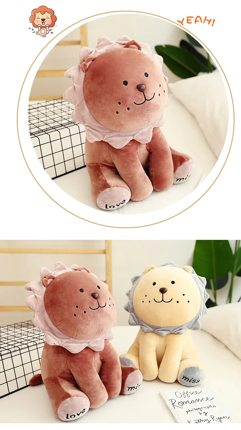 warm appease sunshine lion plush