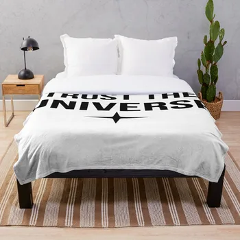

Trust The Universe Throw Blanket Soft Sherpa Blanket Bed Sheet Single Knee Blanket Office Nap Blanket