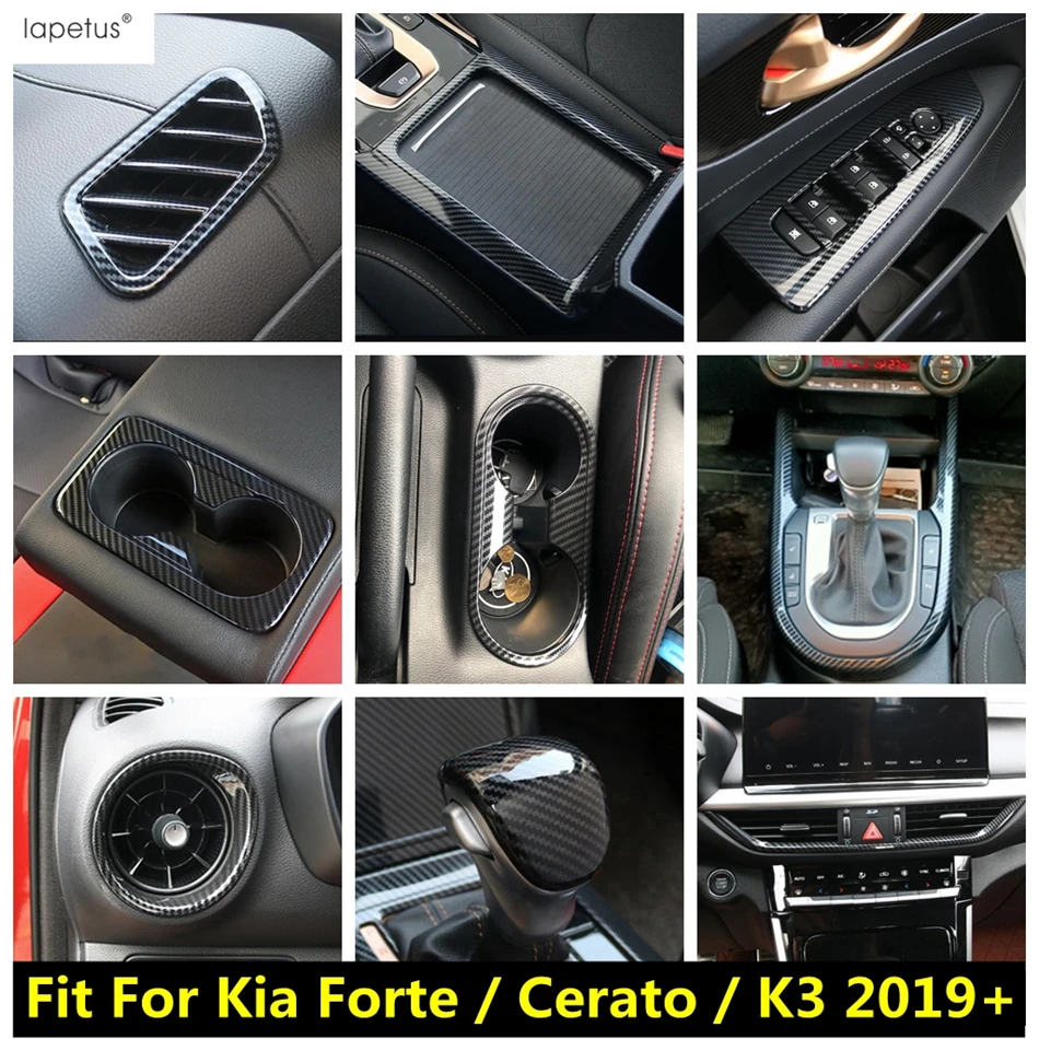 Carbon Fiber Accessories For Kia Cerato Forte K3 2019 2022 Window Lift