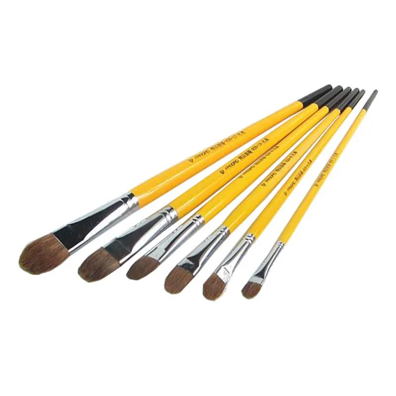 Us 442 46 Di Sconto6 Pzset Van Gogh Capelli Donnola Pennello Gouache Pittura Ad Acquerello Penna Pennello Olio Pennello Di Pittura In Pennelli