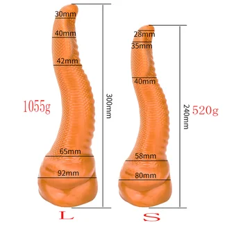 Zodiac Snake /Dog Dildo Sextoys Realistic Penis Dildo Anal Plug Big Buttplug With Suction Cup Female Animal Dildo Erotic Sex Toy 4