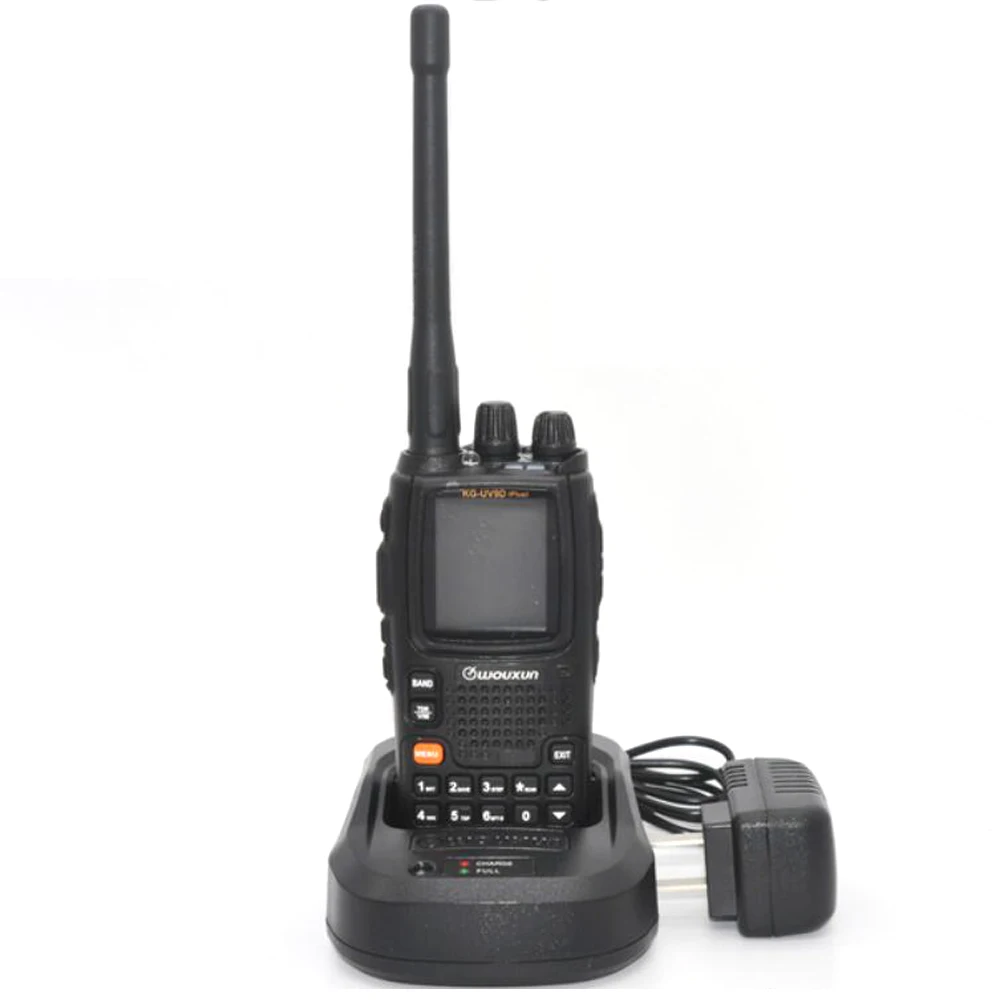 Wouxun KG-UV9D Plus WalkieTalkie Многодиапазонная Wouxun kg-uv9dplus радиостанция 76-174/230-250/350-512/700-985 МГц fm-приемопередатчик
