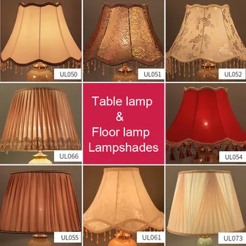 

MengDengWei High Quality Table LampShades, Fabrics Decorative Floor Lamp Shade Bedroom Lamp Cover, E27