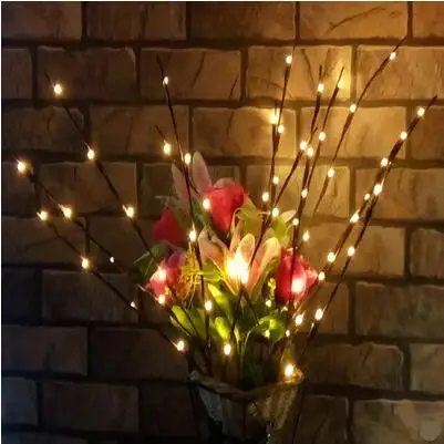 Led lanterns branches lights string simulation branches lights room porch literary landscape wedding Mid-Autumn Festival