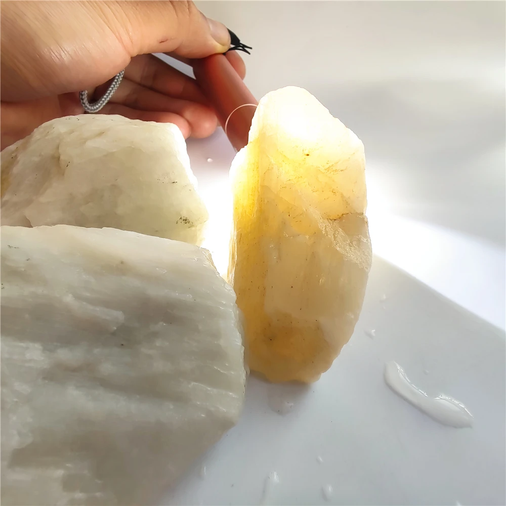 Natural White Moonstone Labradorite Stone Tumbled Stone Crystal Rockstone Reiki Healing Specimen Rough Raw Collection
