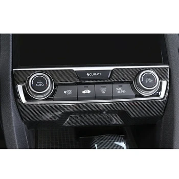 

1pc Decoration Trim For Honda Civic 10th 2016-2020 Central AC Switch Trim