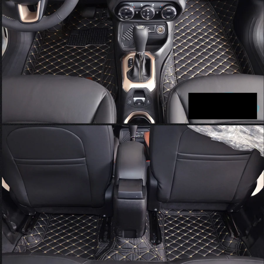 Волокна кожи салона коврики для jeep Renegade аксессуары Запчасти