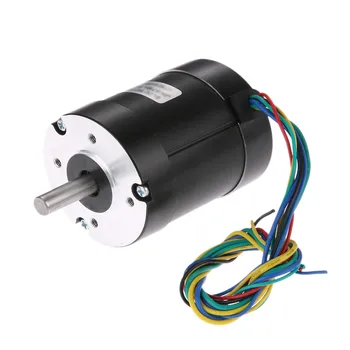 

57mm 36V 180W Brushless DC Motor BLDC 3 Phase 0.43N.m 8mm Round Shaft 4000RPM 57*57*115mm DC Motor For 3D printer DIY Design