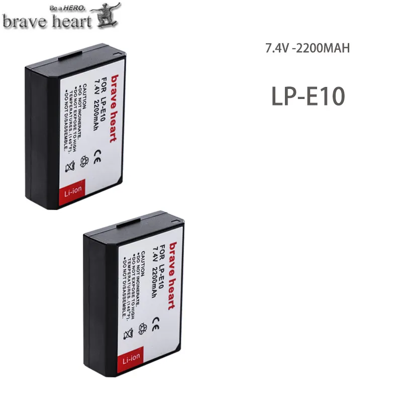LP-E10 LPE10 LP E10 батарея для камеры батарея Аккумулятор Акку+ TYPE-C зарядное устройство для Canon 1100D 1200D 1300D Rebel T3 T5 KISS X50 X70 - Цвет: 2battery