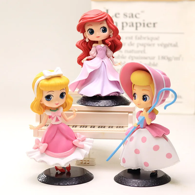 DISNEY Q posket кукла принцессы Ариэль запутанная Рапунцель Эльза Анна фигурка игрушки