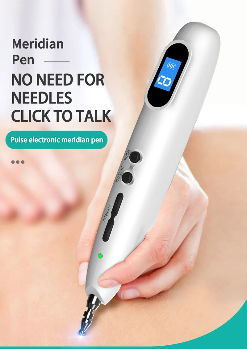 Electronic Acupuncture Pen Electric Meridians Laser Therapy Heal Massage Stick Meridian Energy Relief Pain Tools QBMY | Красота и