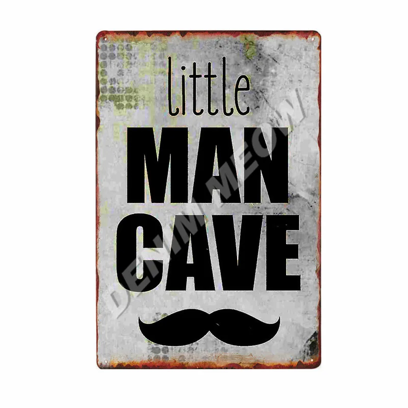 Добро пожаловать в The Man Cave табличка винтажный металлический постер правила пещеры живопись оловянный знак охотничьи Приключения декоративная наклейка на стену WY111