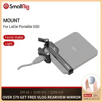 

SmallRig Mount for LaCie Portable SSD Card Holder Mount For Dslr Camera Cage/Side Handle/Top Handle Accessories Rig - 2799