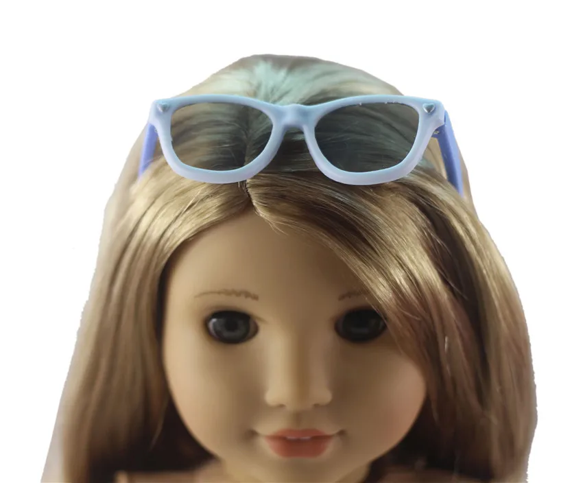 A Lot of Pairs of Different Colors and Styles of Optional Glasses for 18'' American Doll X80 7