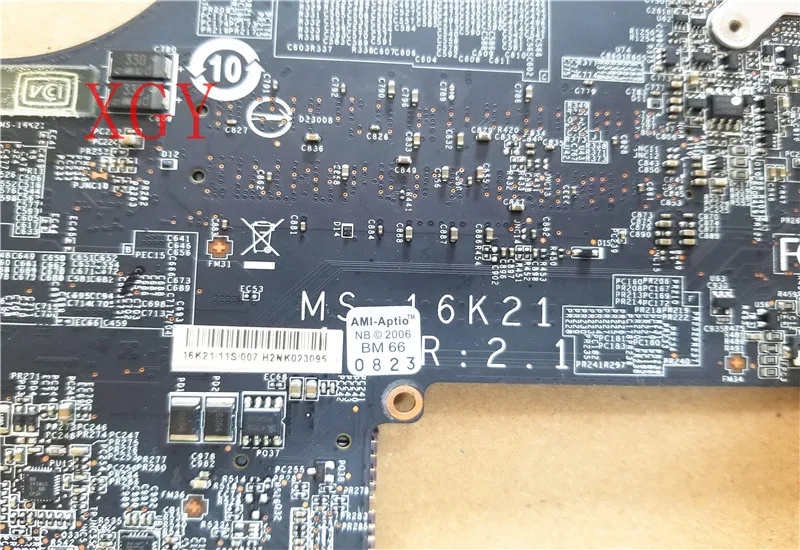 MS-16K2 для msi gs63vr gs73vr placa-Mane do portatil com I7-6700HQ e gtx1060m MS-16K21 ТЕСТ ОК