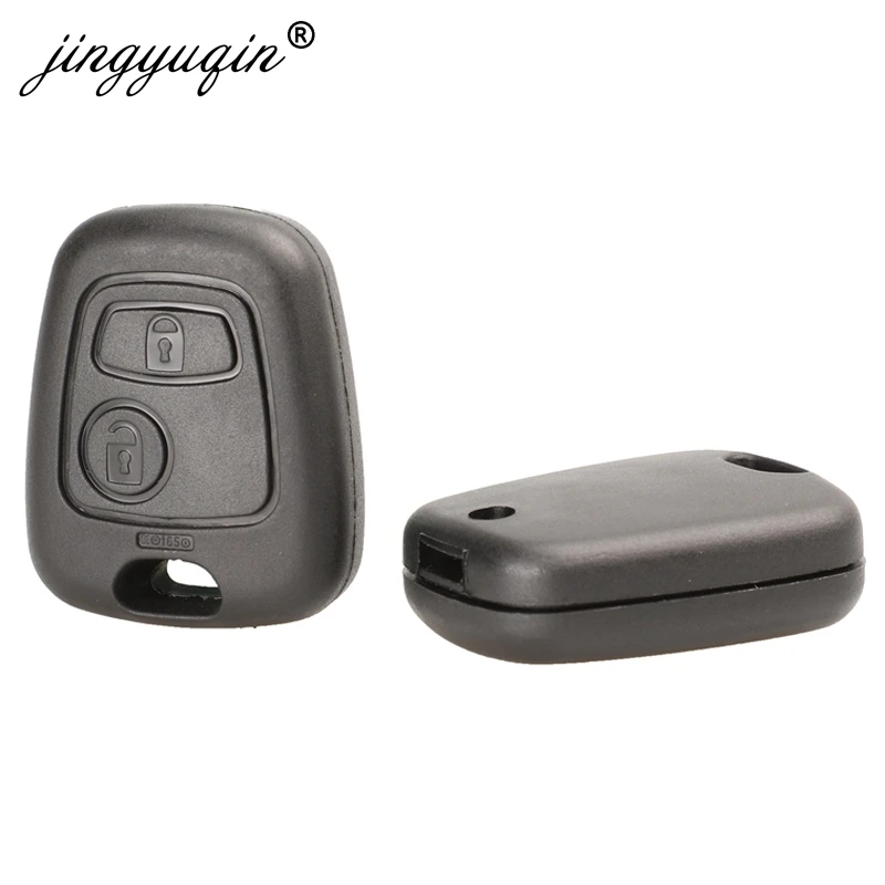 jingyuqin Car Remote Key Shell для Citroen C1 C4 Peugeot 207 307 107 407 206 306 406 Fit Toyota Нет Логотип Ключи Fob Case |