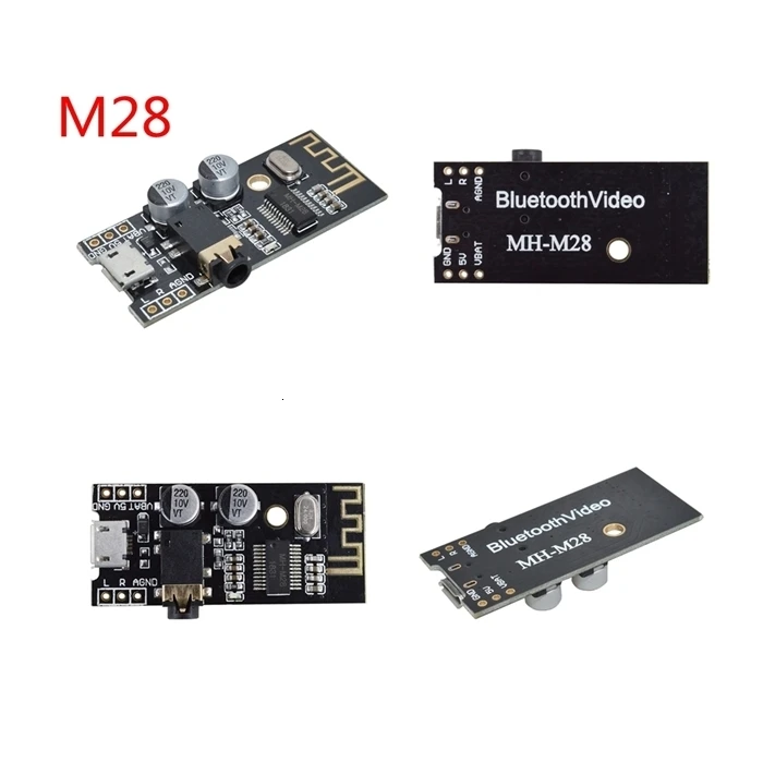 M28 MH-MX8 беспроводной Bluetooth MP3 аудио приемник плата BLT 4,2 mp3 декодер не допускающий потерь комплект - Цвет: M28