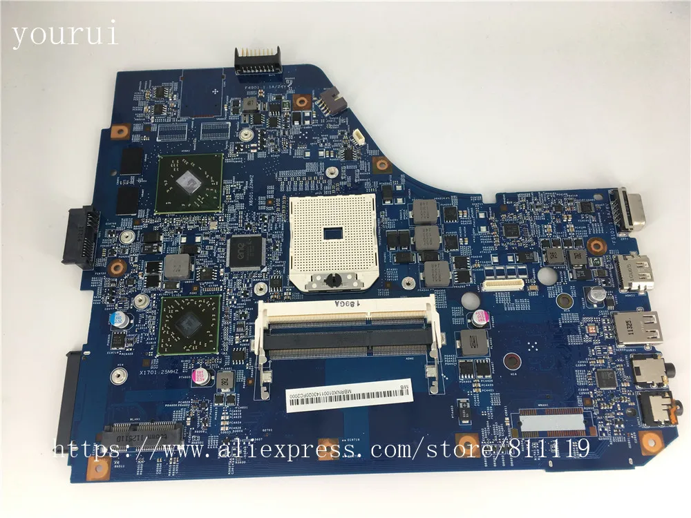 Материнская плата yourui MBRNX01001 MB.RNX01.001 48 4m702. 011 для ноутбука acer aspire 5560 5560G материнская