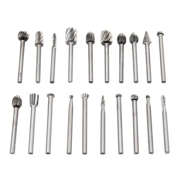 

20pcs 20pcs/Set HSS Routing Wood Rotary Milling Rotary File Cutter