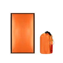 Камуфляжный аварийный спальный мешок для выживания, портативный водонепроницаемый многоразовый термальный спальный мешок