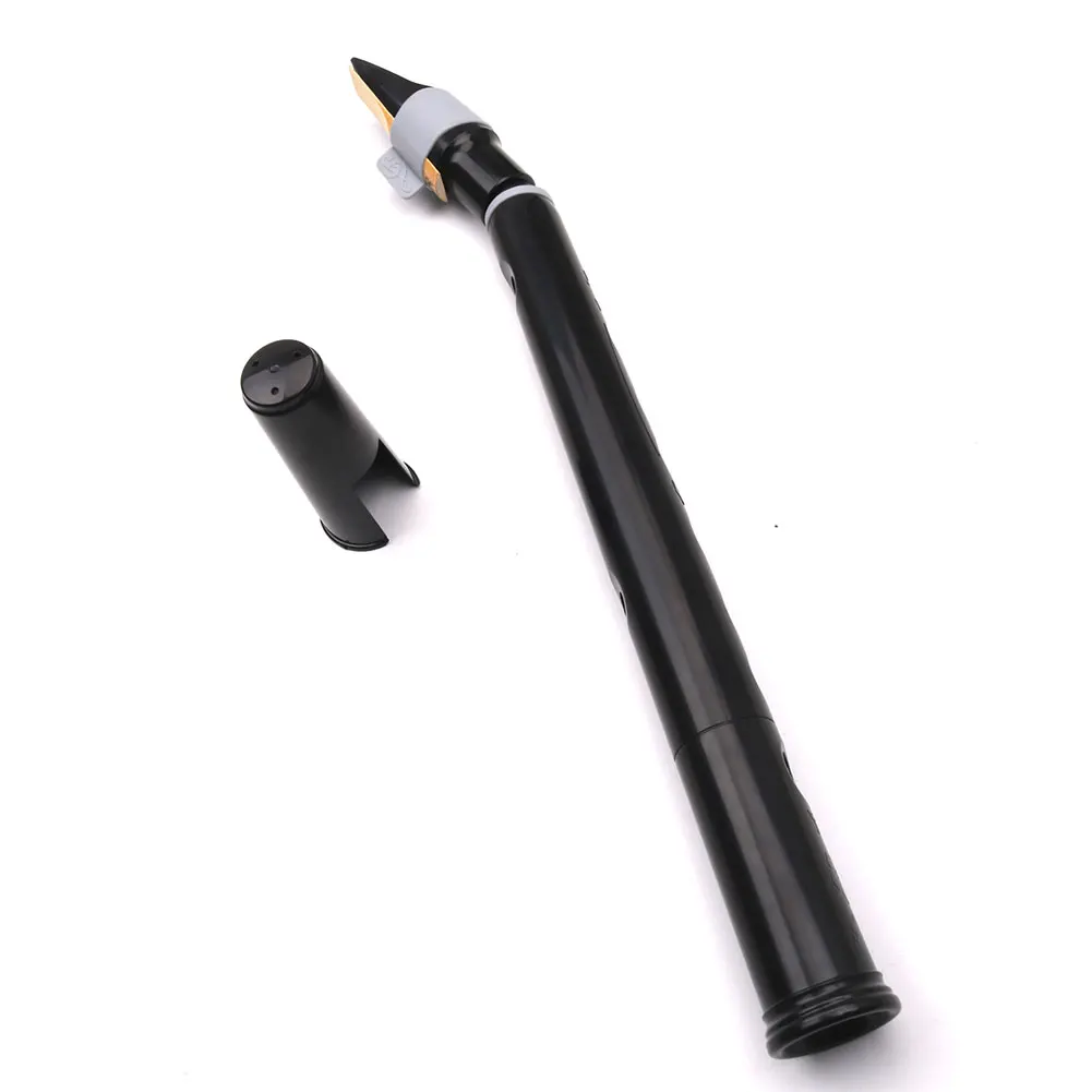 Woodwind Instrument Mini Saxophone Simple With Carrying Bag Black Tool Music Pocket Amateur Plastic 8 Holes Key C Little Sax