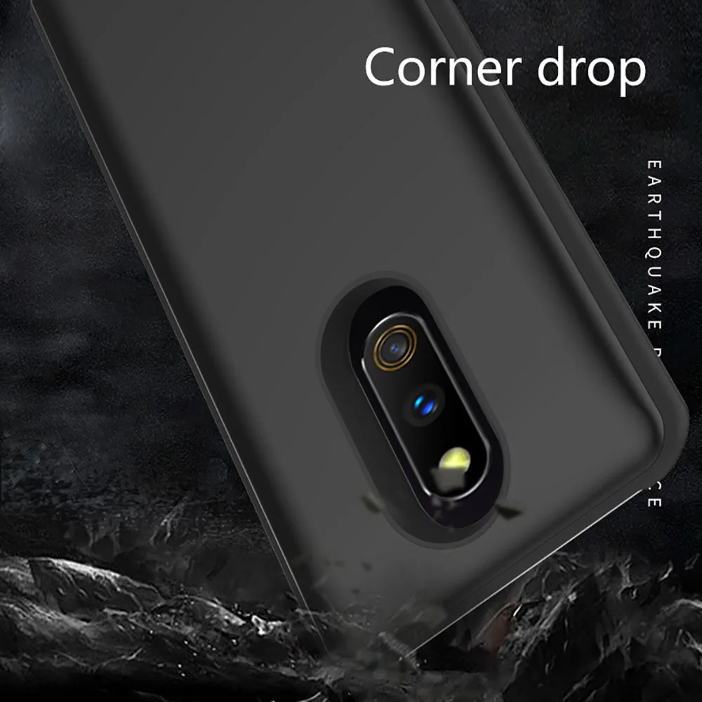 Для Oppo Realme X 6500 мАч чехол для зарядного устройства Расширенный аккумулятор резервного питания противоударный защитный чехол с защитой от царапин