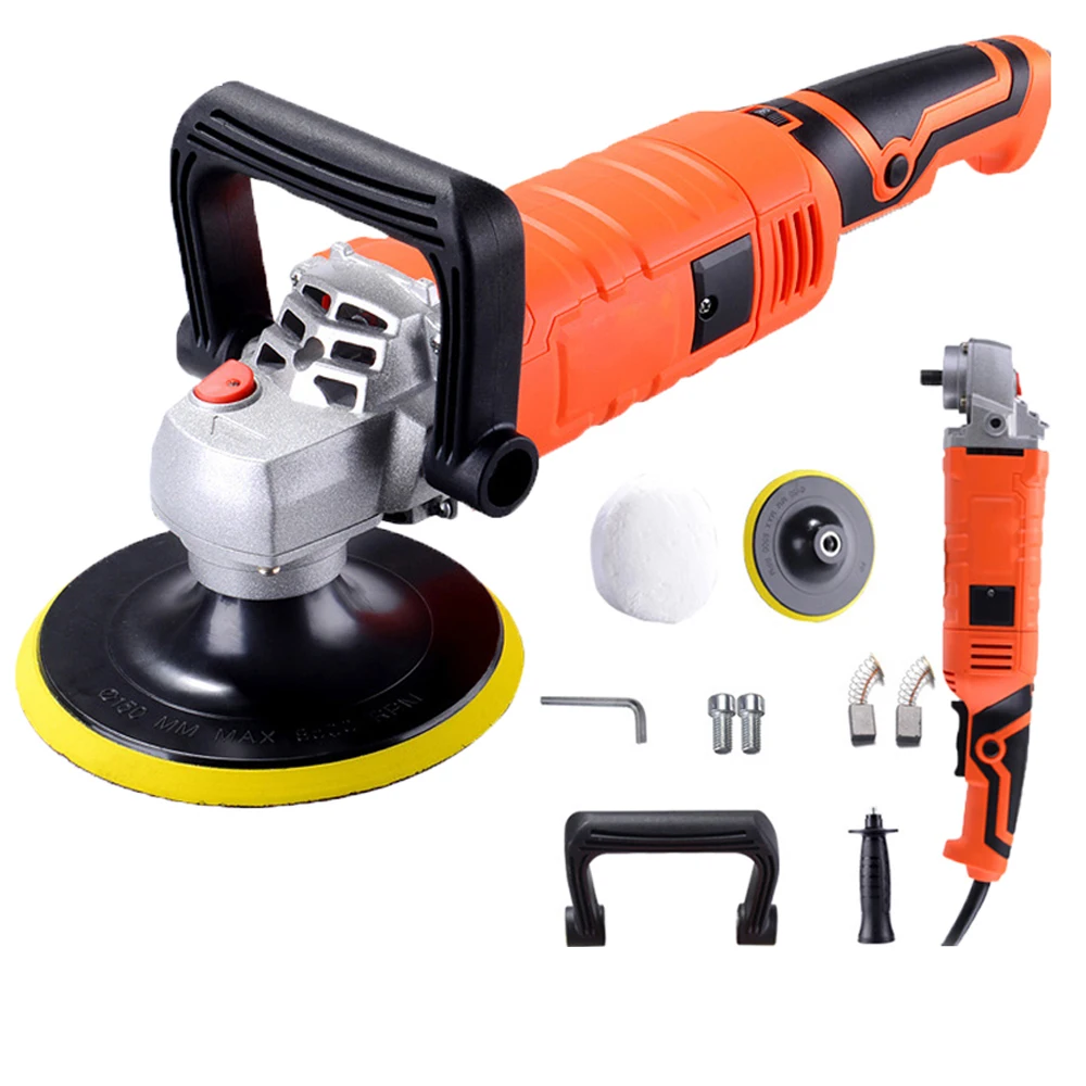 1580W 220V Electric Polishing Machine Car Polisher Polish Grinder Polisher Nail Power Tools Automobile Furniture Polishing Tool