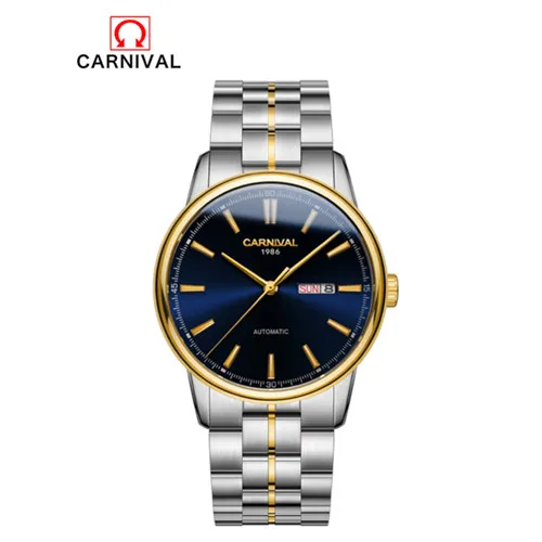 Switzerland Carnival Mechanical Watch Men MIYOTA Automatic Men Watches Luxury Brand Waterproof Clock Sapphire Montre Homme Reloj 