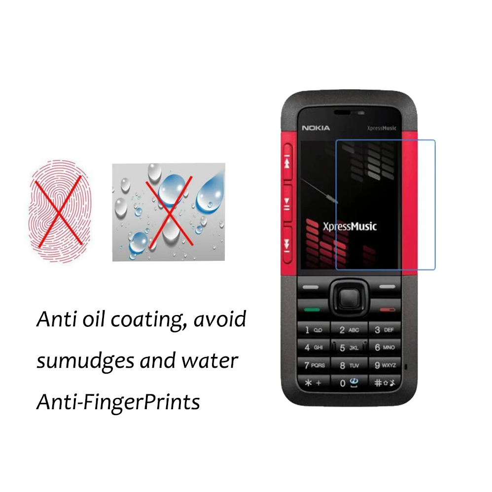 Película protectora HD transparente antigolpes para Nokia 5310 2020, película protectora de pantalla a prueba de explosiones, no de vidrio, 3 uds.