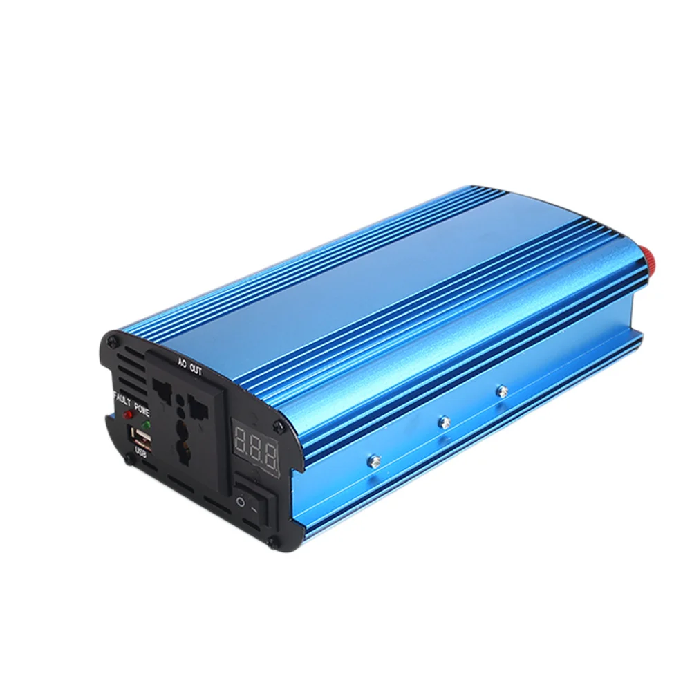 Портативный автомобильный инвертор DC24V в AC220V USB выход ТВ солнечной энергии