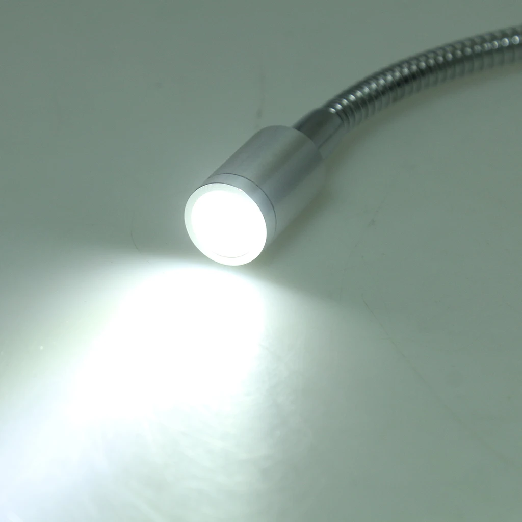 12 Volt 1W 6000K Wall LED Spot Reading Light On/Off Switch Caravan Camper Boat