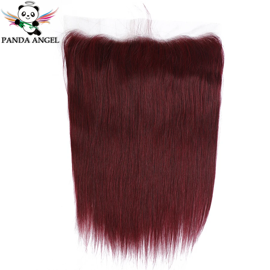 

Panda 99J 27 Lace Frontal Closure Remy Indian 13*4 Straight Lace Frontal Closure For Women With Baby Hair Middle/Free Part Hair