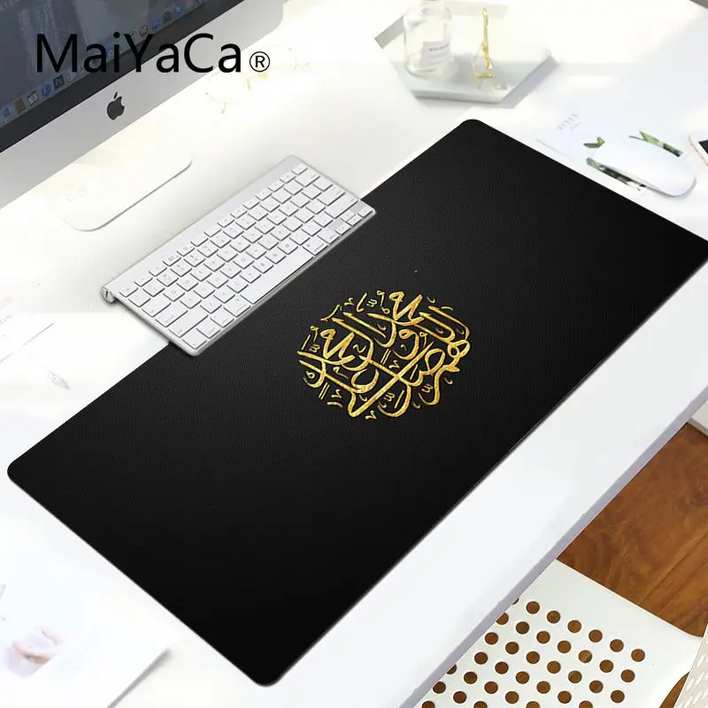 MaiYaCa Cool New Allah Islamic Quranic надписи на арабском прочном резиновый коврик для мыши подставка для ноутбука игровой шкафчик мыши коврик для мыши