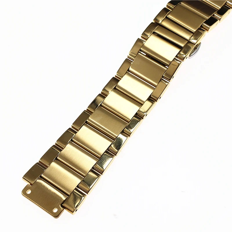 27mm stainless steel strap silver black gold rose gold for HUBLOT watch bracelet big bang classic fusion series 45mm watchbands