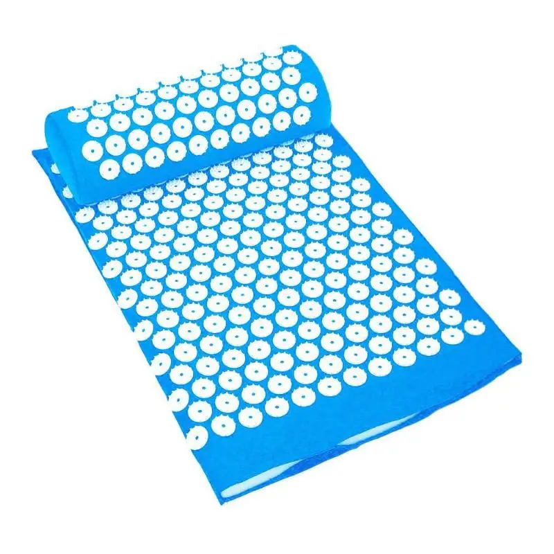 Lotus Spike Acupressure Massager Mat Relaxation Relief Stress Tension Body Yoga Mat Relieve Body Stress Pain Spike Cushion Mat