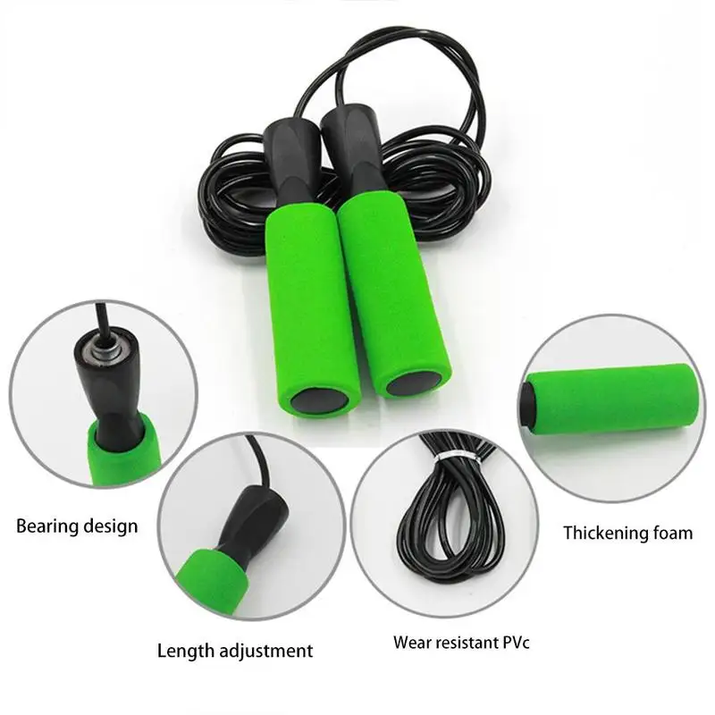 Skip Rope Cord Speed Fitness Aerobic Jumping Exercise Equipment Adjustable Jump Skipping Rope Sport Jump Exercise Eqiupment