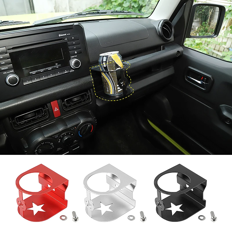 

SHINEKA Car Bracket For Suzuki Jimny 2019 Car Multifunction Water Cup Holder Bracket Interior Accessories For Suzuki Jimny 2019+