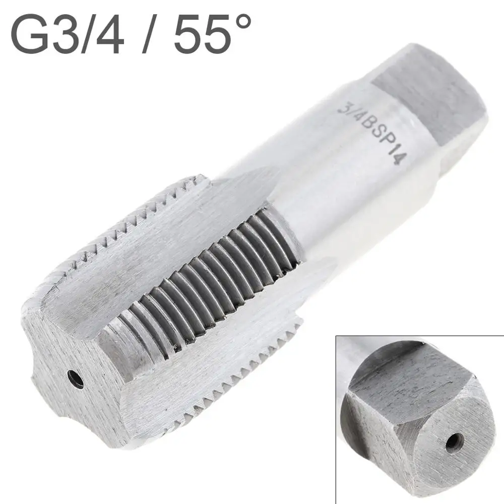 G3-4 G1/2 G1/4 G1/8 G3 G3/4 резьбовой кран 55 градусов высокоскоростная стальная труба пластина G Tap ручной нарезающий инструмент ремонтная машина - Цвет: G3-4