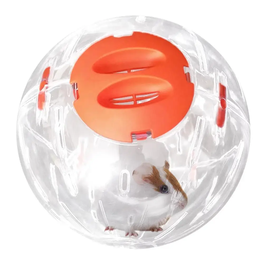 Vendedor Caliente Pelota para correr para mascotas, juguete transparente para hámster, rodillo de ejercicio, juguete deportivo silencioso VRM8AdYwM6A