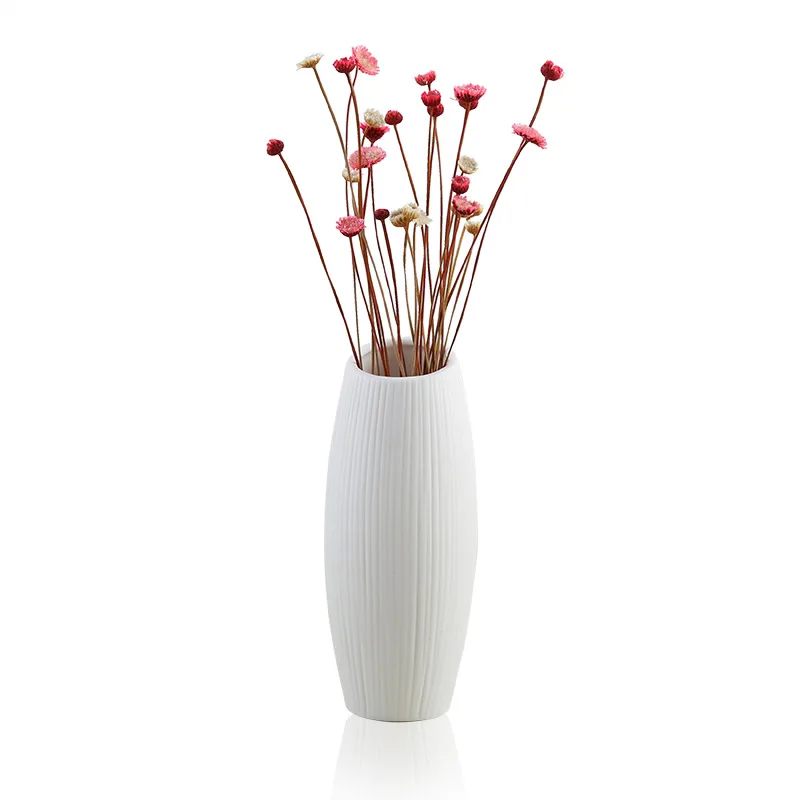 Средиземноморская керамическая ваза Скандинавское украшение для дома современная простая керамическая ваза для дома Цветочная вставка креативное украшение HR