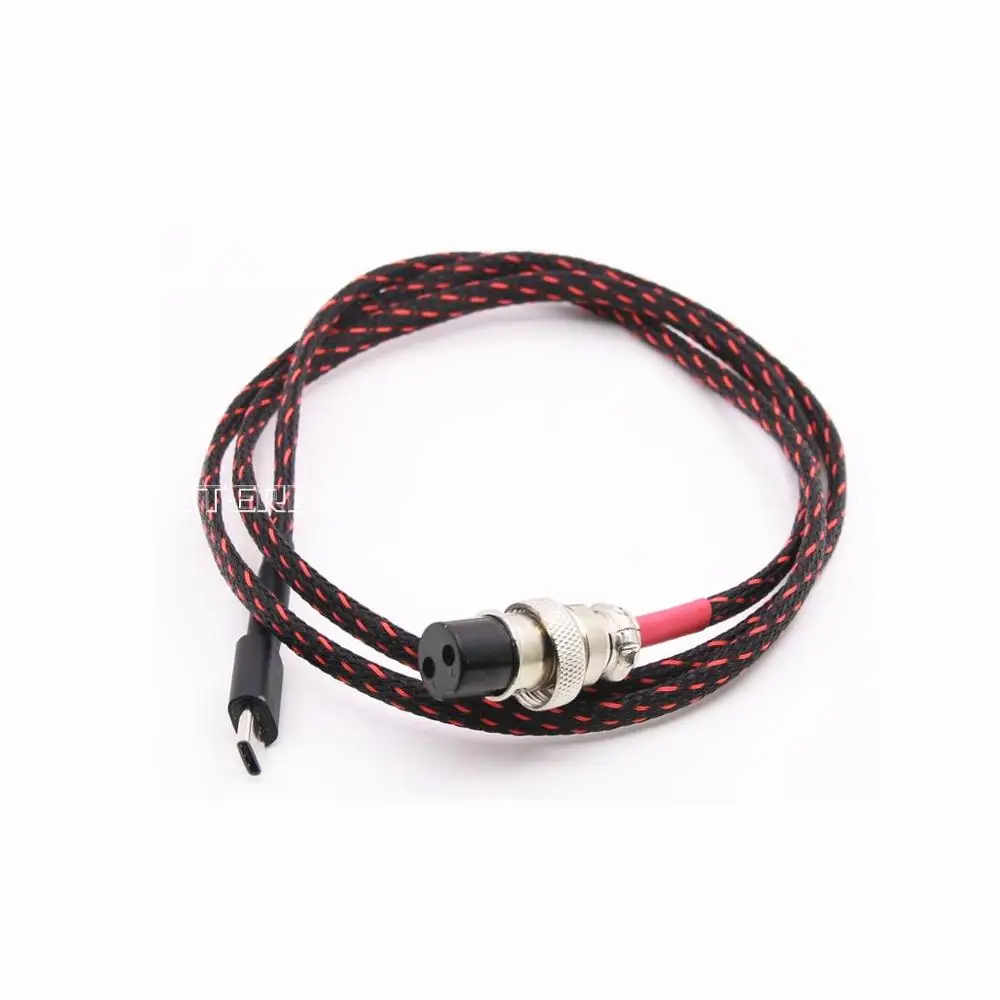 Новый 1 м GX16 2Pin к USB Type-C DC кабель питания для линейного PSU LPS Hi-Fi Шнур | Электроника