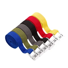 LEEPEE 3 метра* 25 мм грузовой крепеж с металлической пряжкой автомобильный Натяжной канат привязать ремень сильный храповый ремень багажная сумка