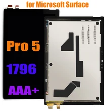 

Original Pro 5 LCD For Microsoft Surface Pro 5 1796 LCD Touch Digitizer Assembly LP123WQ1 For Microsoft Surface Pro5 Lcd Display