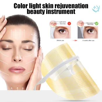 

Led Photon Skin Rejuvenation Beauty Instrument Facial Protection Mask Machine LED color light Effectively diminishes light spots