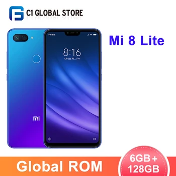 

Global ROM Xiaomi Mi 8 Lite 6GB 128GB Mobile Phone Snapdragon 660 Octa Core 6.26" 19:9 Full Screen 24MP Front Camera 3350mAh