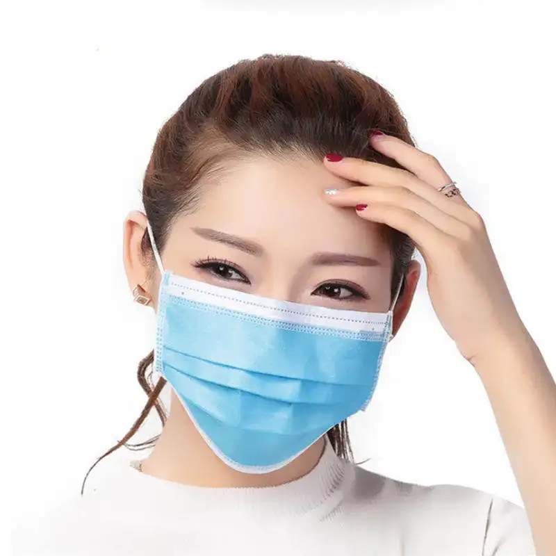 

20pcs Adults Mask EU CE Certification 3 Ply Non-woven Disposable Mask Earloop Brethable Flu Hygiene Anti-virus Dust Face Masks